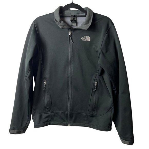 The north face windstopper black zip up jacket men’s size medium - Picture 1 of 11